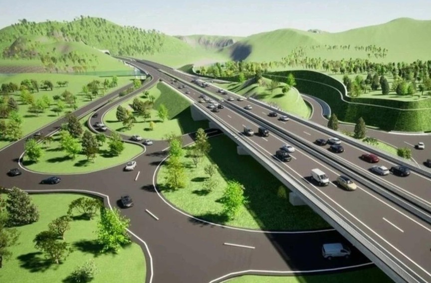 Phối cảnh cao tốc Gia Nghĩa - Chơn Thành. Nguồn ảnh: Internet
