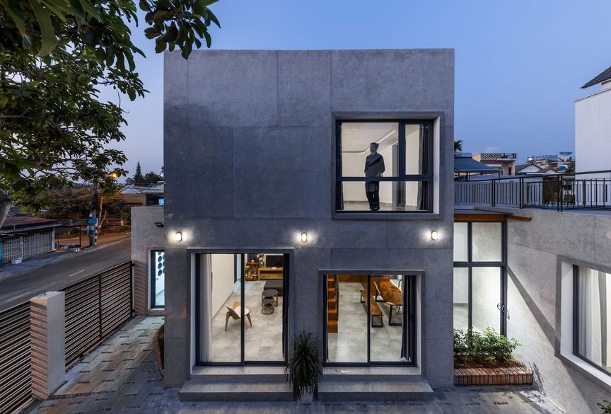 Biến mảnh đất nuôi gà thành tổ ấm hiện đại: Lâm House và triết lý sống tối giản đầy cảm hứng- Ảnh 1.