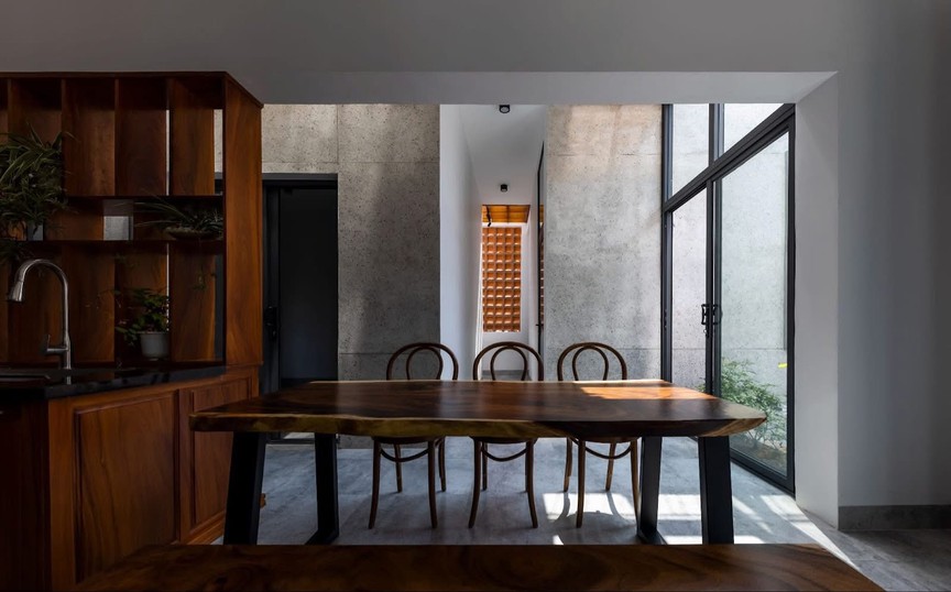 Biến mảnh đất nuôi gà thành tổ ấm hiện đại: Lâm House và triết lý sống tối giản đầy cảm hứng- Ảnh 4.