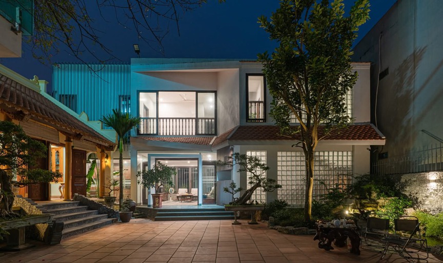 Cải tạo ngôi nhà cũ 105m2 thành tổ ấm ngập tràn ánh sáng bên nhà thờ họ- Ảnh 3.