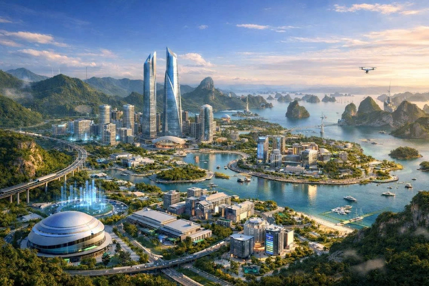 Khu kinh tế số và tri thức tự do Quảng Ninh. Ảnh minh họa