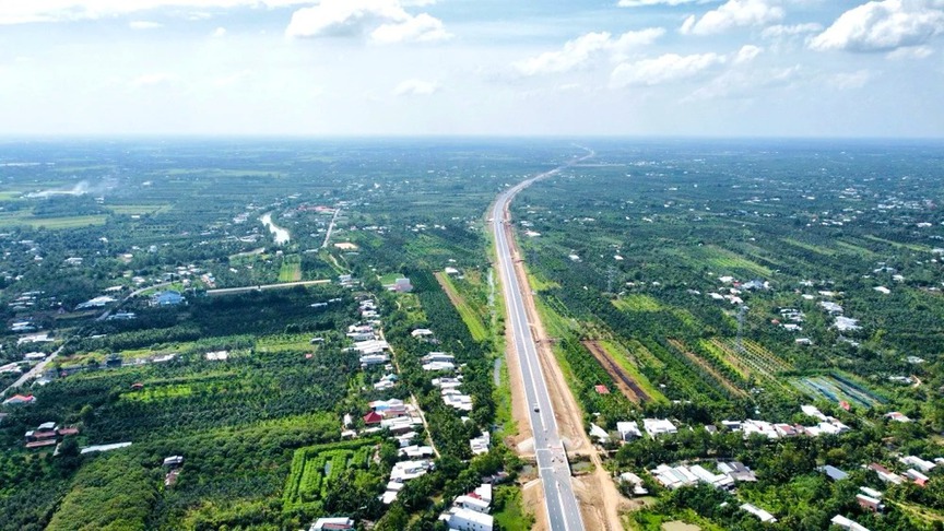 Tuyến cao tốc Mỹ Thuận - Cần Thơ. Nguồn ảnh: Plo.vn