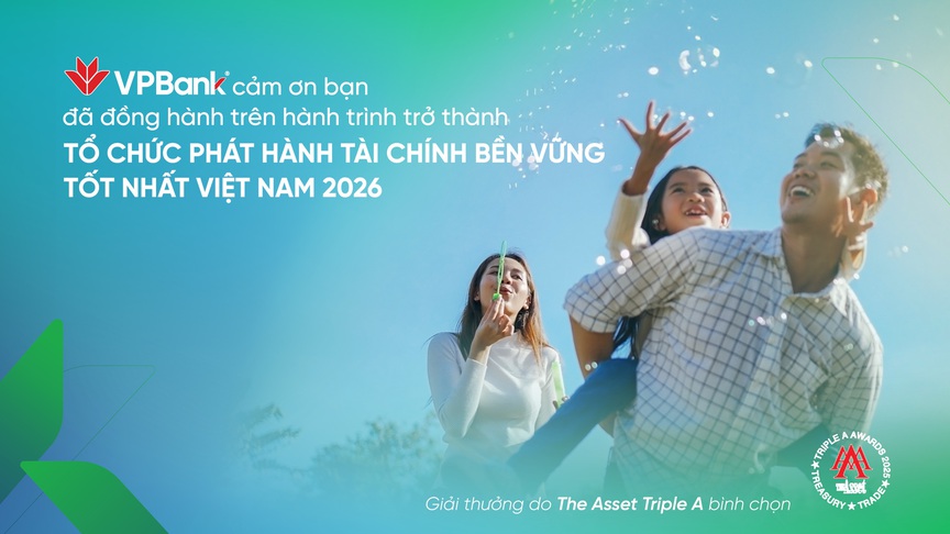 VPBank được vinh danh “Tổ chức phát hành tài chính bền vững tốt nhất Việt Nam 2026”- Ảnh 1.