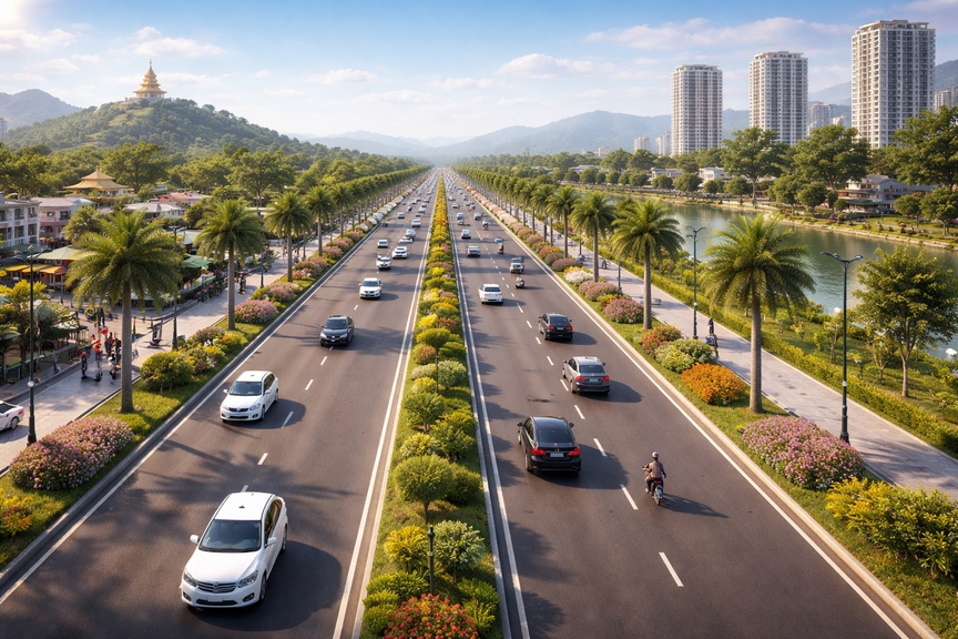 Một tỉnh lớn phía Nam tiếp giáp đầu tàu kinh tế cả nước dự chi gần 26.000 tỷ làm trục huyết mạch liên vùng- Ảnh 2.