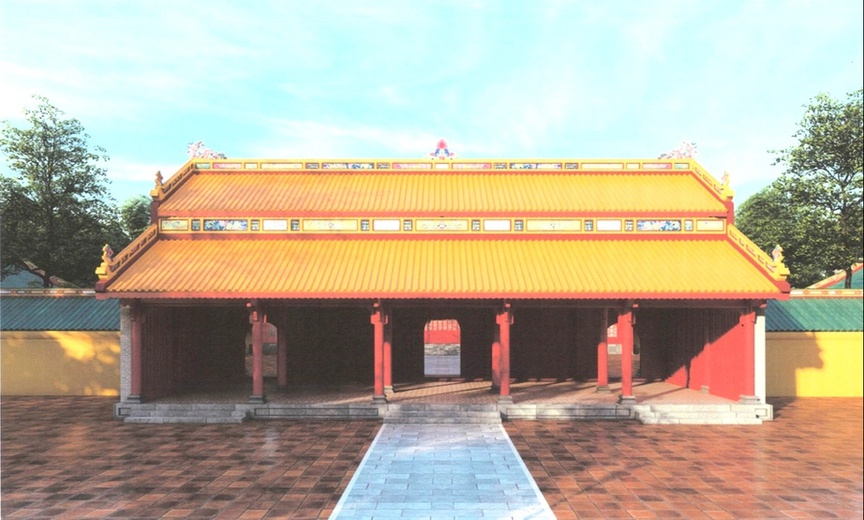 Tử Cấm Thành của Việt Nam sẽ phục hồi cổng chính 65 tỷ- Ảnh 1.