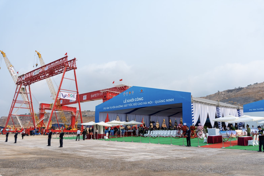 Việt Nam chính thức khởi công tuyến đường sắt cao tốc đầu tiên, vốn đầu tư gần 150.000 tỷ- Ảnh 1.