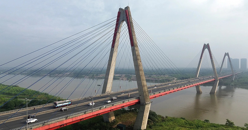 Cầu dây văng thép dài nhất Việt Nam: Vốn gần 14.000 tỷ, biểu tượng 5 trụ tháp độc nhất châu Á giữa lòng Hà Nội- Ảnh 2.