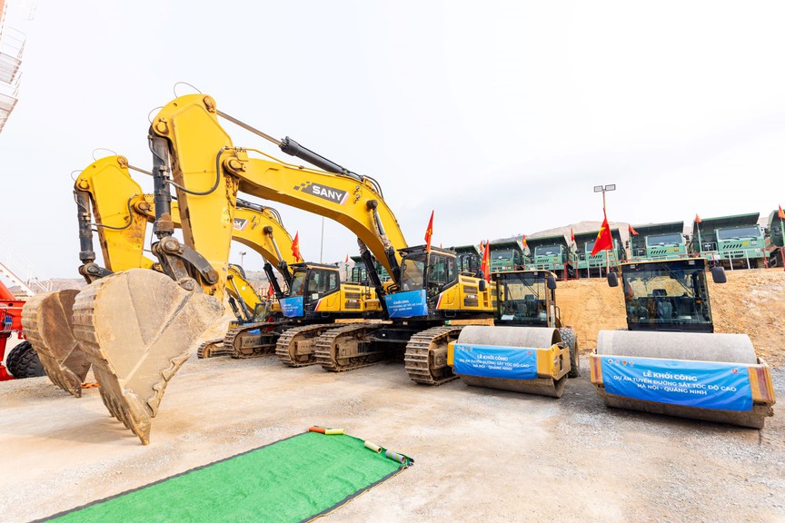 Vingroup khởi công dự án tuyến đường sắt tốc độ cao Hà Nội - Quảng Ninh- Ảnh 7.