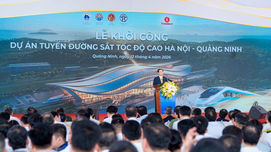 Vingroup khởi công dự án tuyến đường sắt tốc độ cao Hà Nội - Quảng Ninh- Ảnh 2.