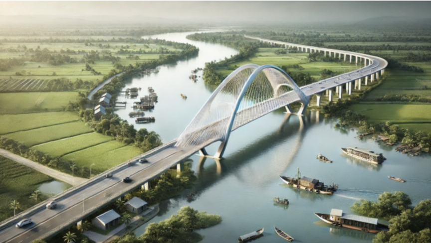 Chỉ vài ngày nữa, Ninh Bình chính thức khởi công cầu vượt sông gần 600 tỷ, thay thế cầu phao gần 30 năm tuổi- Ảnh 1. Chỉ vài ngày nữa, Ninh Bình chính thức khởi công cầu vượt sông gần 600 tỷ, thay thế cầu phao gần 30 năm tuổi- Ảnh 1.