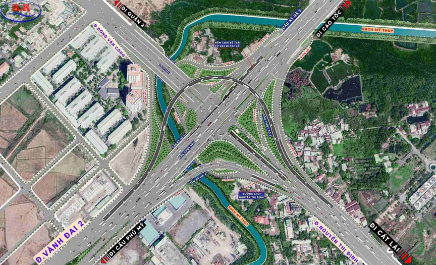 Sắp hoàn thành nút giao thông 4 tầng đầu tiên của TP. HCM, giúp giải cứu kẹt xe cửa ngõ phía Đông- Ảnh 1.