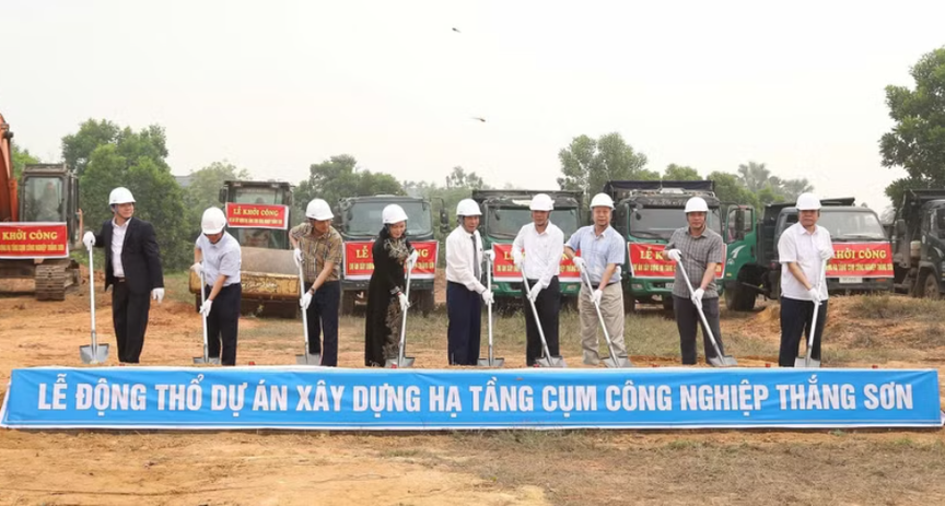 Phú Thọ: Khởi công Dự án xây dựng hạ tầng Cụm công nghiệp Thắng Sơn- Ảnh 1. Phú Thọ: Khởi công Dự án xây dựng hạ tầng Cụm công nghiệp Thắng Sơn- Ảnh 1.
