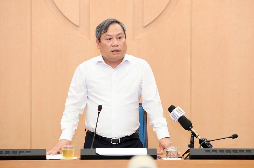 Chủ tịch UBND thành phố tại buổi làm việc. Nguồn ảnh: UBND TP. Hà Nội Chủ tịch UBND thành phố tại buổi làm việc. Nguồn ảnh: UBND TP. Hà Nội