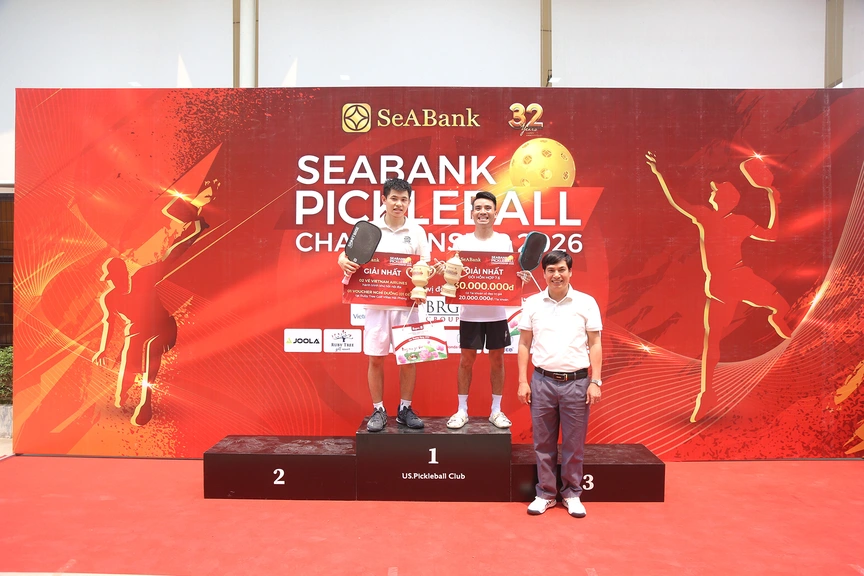 SeABank Pickleball Championship 2026: 416 VĐV tranh tài, gây quỹ từ thiện gần 620 triệu đồng cho giáo dục và môi trường- Ảnh 4. SeABank Pickleball Championship 2026: 416 VĐV tranh tài, gây quỹ từ thiện gần 620 triệu đồng cho giáo dục và môi trường- Ảnh 4.