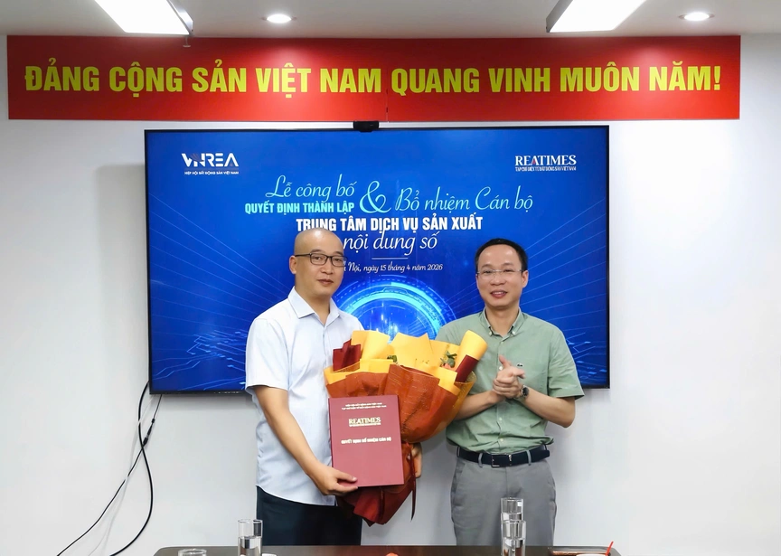Tạp chí điện tử Bất động sản Việt Nam công bố quyết định thành lập và bổ nhiệm cán bộ Trung tâm Dịch vụ Sản xuất Nội dung Số- Ảnh 3.