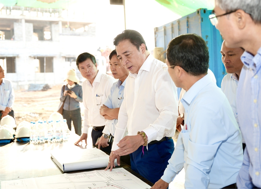 TP. Huế: Đảm bảo tiến độ xây dựng Trường nội trú liên cấp A Lưới 4- Ảnh 1.