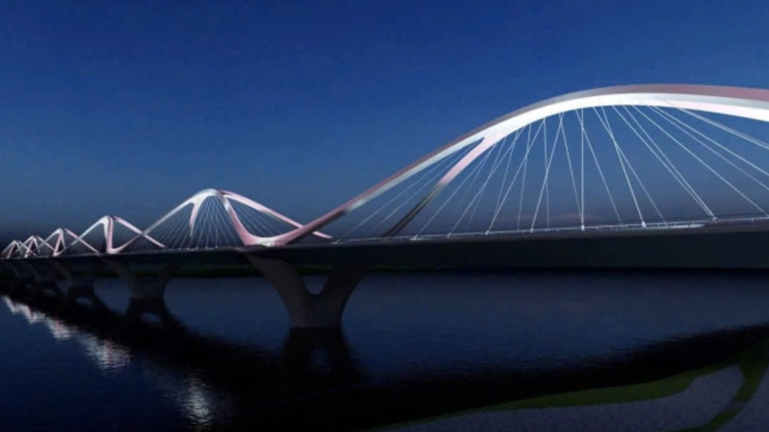 Chỉ 1 năm nữa, siêu cầu 16.000 tỷ mang tên danh tướng huyền thoại bắc qua dòng sông biểu tượng của Thủ đô chính thức hoàn thành- Ảnh 2. Chỉ 1 năm nữa, siêu cầu 16.000 tỷ mang tên danh tướng huyền thoại bắc qua dòng sông biểu tượng của Thủ đô chính thức hoàn thành- Ảnh 2.