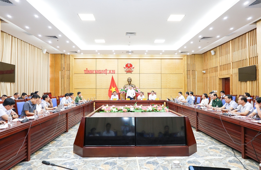 Hình ảnh tại buổi làm việc. Nguồn ảnh: UBND tỉnh Nghệ An Hình ảnh tại buổi làm việc. Nguồn ảnh: UBND tỉnh Nghệ An