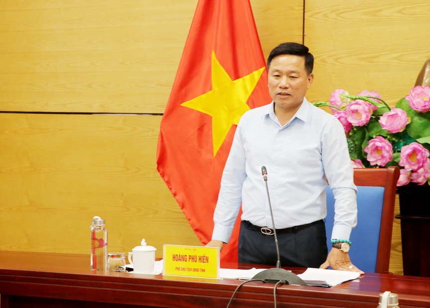 Phó Chủ tịch UBND tỉnh Nghệ An chủ trì cuộc họp. Nguồn ảnh: UBND tỉnh Nghệ An