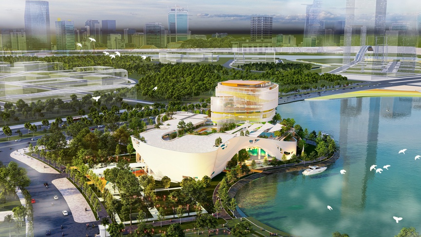 Sau 6 tháng khởi công, cung thiếu nhi 1.100 tỷ tại thành phố giàu nhất Việt Nam có thay đổi đặc biệt quan trọng- Ảnh 1.