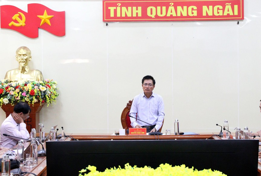 Hình ảnh tại buổi làm việc. Nguồn ảnh: UBND tỉnh Quảng Ngãi