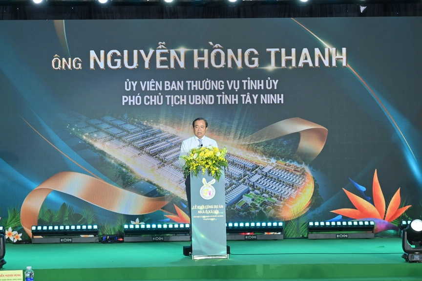 Tây Ninh: Khởi công dự án nhà ở xã hội cho công nhân tại khu công nghiệp Cầu Tràm- Ảnh 3.