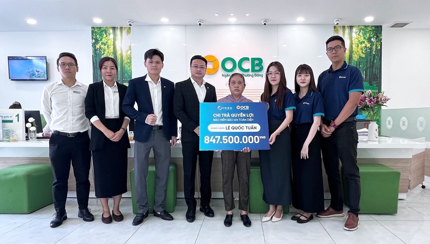 Bảo hiểm số OPES chi trả gần 1 tỷ đồng cho gia đình khách mua bảo hiểm- Ảnh 1.