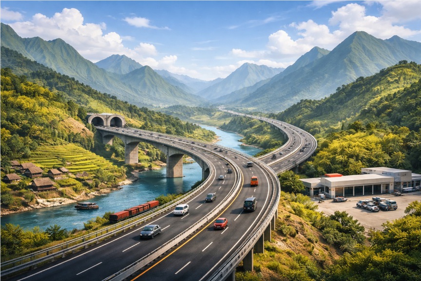 Tỉnh miền núi giáp biên đề xuất về tuyến đường chiến lược 53.000 tỷ đồng kết nối xuyên vùng Tây Bắc- Ảnh 1.