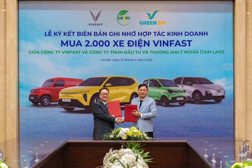 Taxi Lavi chuyển đổi toàn bộ sang xe điện Vinfast - Tham gia mạng lưới vận tải xanh GSM- Ảnh 1.