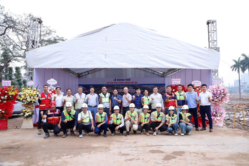 Hình ảnh lễ động thổ. Nguồn ảnh: Delta Group