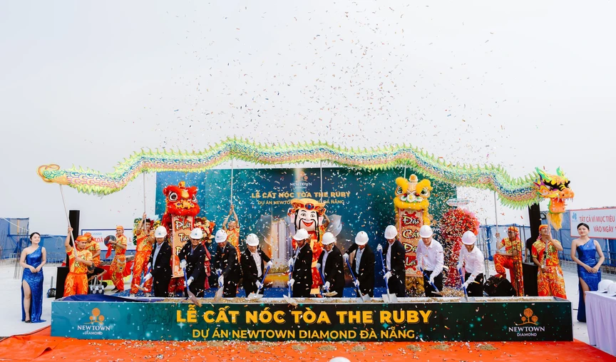 Newtown Diamond cất nóc tòa The Ruby, nâng tầm giá trị độc bản dự án ven biển Đà Nẵng- Ảnh 2.