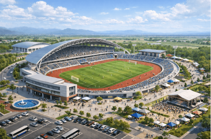 Bắc Ninh chấp thuận đầu tư Khu thể thao hơn 286 tỷ đồng tại xã Văn Môn- Ảnh 1.