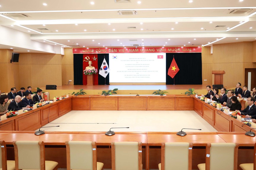 Hình ảnh tại buổi làm việc. Nguồn ảnh: Bộ Xây dựng