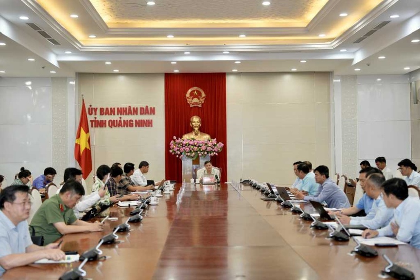 Hình ảnh tại buổi làm việc. Nguồn ảnh: UBND tỉnh Quảng Ninh