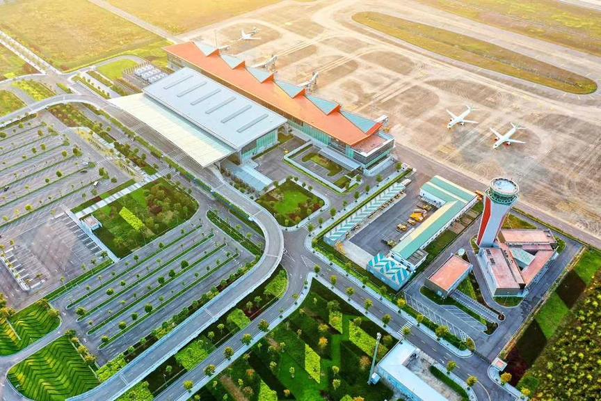 Hạ tầng khu công nghiệp nằm ở phía Đông Bắc sân bay Vân Đồn. Nguồn ảnh: UBND tỉnh Quảng Ninh