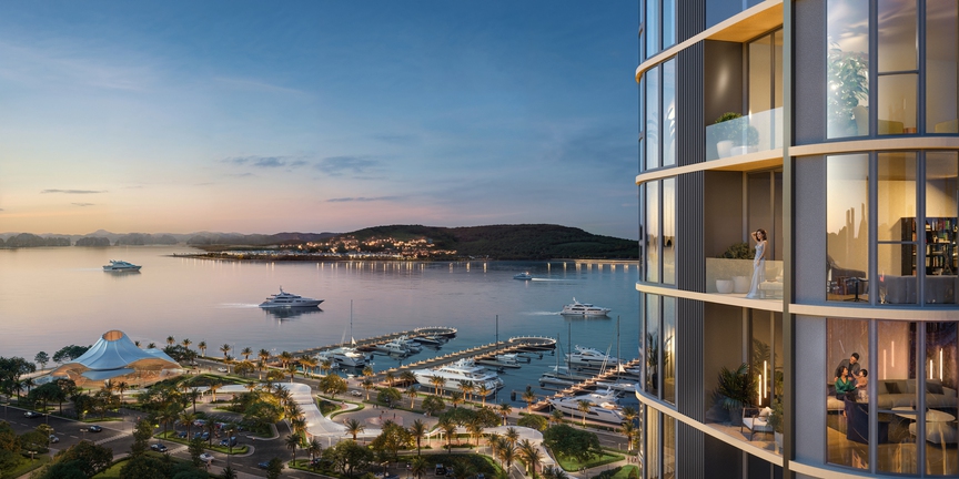 Tòa tháp The Sea: BIM Land kiến tạo chuẩn sống mới bên vịnh du thuyền - Ảnh 2.