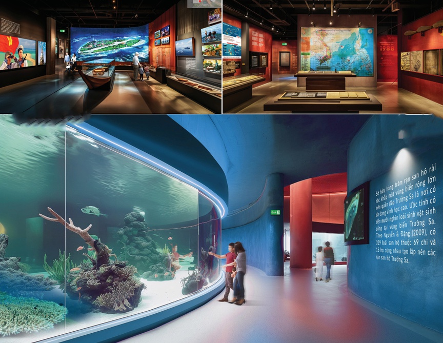 Phối cảnh bên trong bảo tàng. Nguồn ảnh: Báo Khánh Hòa