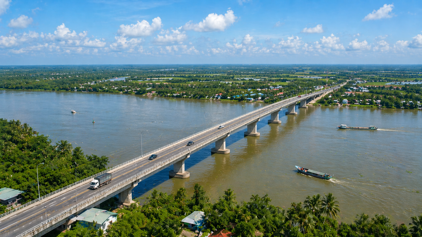 Sắp hình thành cây cầu dài 9km kết nối 2 tỉnh Đồng bằng sông Cửu Long- Ảnh 2.