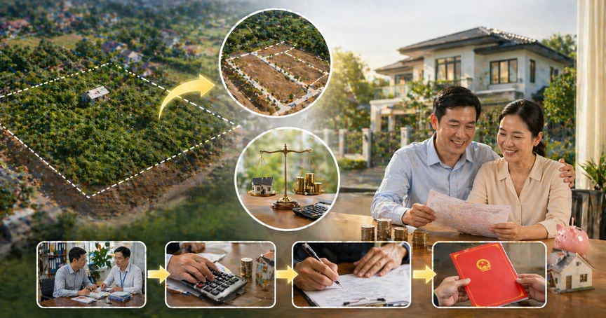 Từ nay, chi phí chuyển đất vườn sang đất ở tính thế nào, người dân được hưởng lợi gì từ quy định mới?- Ảnh 1.