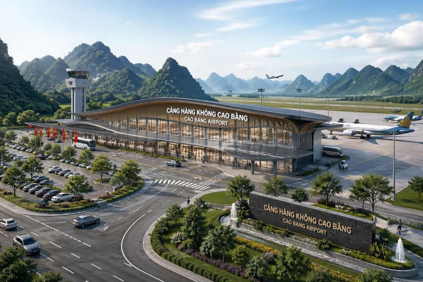 Đề xuất nâng quy mô quy hoạch Cảng hàng không Cao Bằng lên 4E. Ảnh minh họa