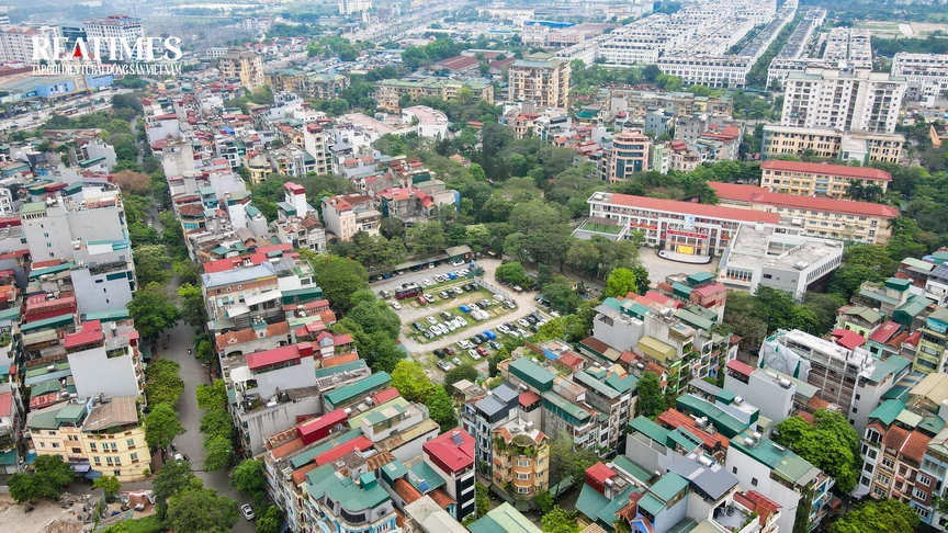 Cận cảnh dự án Trung tâm thương mại Đền Lừ "đắp chiếu" 17 năm bị Hà Nội nhắc tên- Ảnh 1.