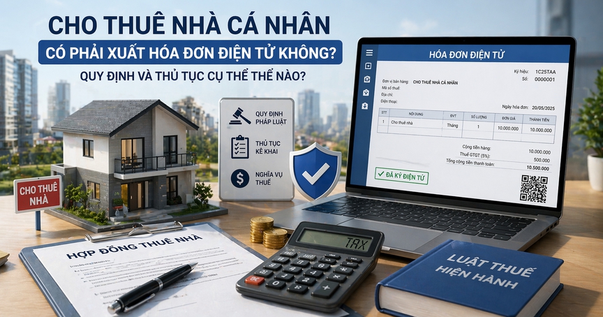 Kể từ nay, cho thuê nhà cá nhân có phải xuất hóa đơn điện tử không, quy định và thủ tục cụ thể thế nào?- Ảnh 1.