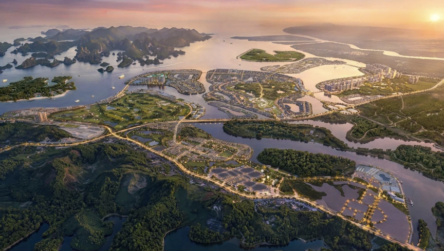 Việt Nam sẽ có sân khấu ngoài trời nhìn ra biển sức chứa 60.000 chỗ ngồi, tọa lạc tại siêu đô thị biển 6.200ha nằm ven vịnh di sản thế giới- Ảnh 1.