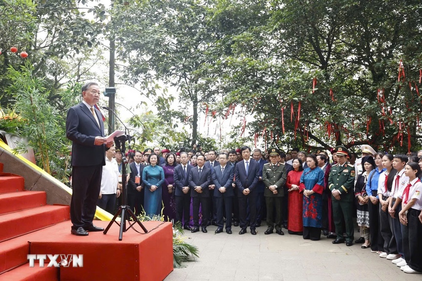 Toàn văn phát biểu của Tổng Bí thư, Chủ tịch nước Tô Lâm tại Lễ dâng hương tưởng niệm các Vua Hùng- Ảnh 3.