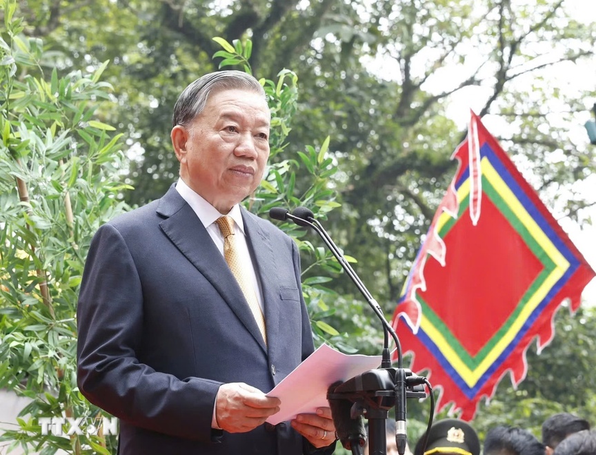 Toàn văn phát biểu của Tổng Bí thư, Chủ tịch nước Tô Lâm tại Lễ dâng hương tưởng niệm các Vua Hùng- Ảnh 1.