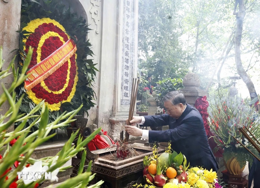 Toàn văn phát biểu của Tổng Bí thư, Chủ tịch nước Tô Lâm tại Lễ dâng hương tưởng niệm các Vua Hùng- Ảnh 5.