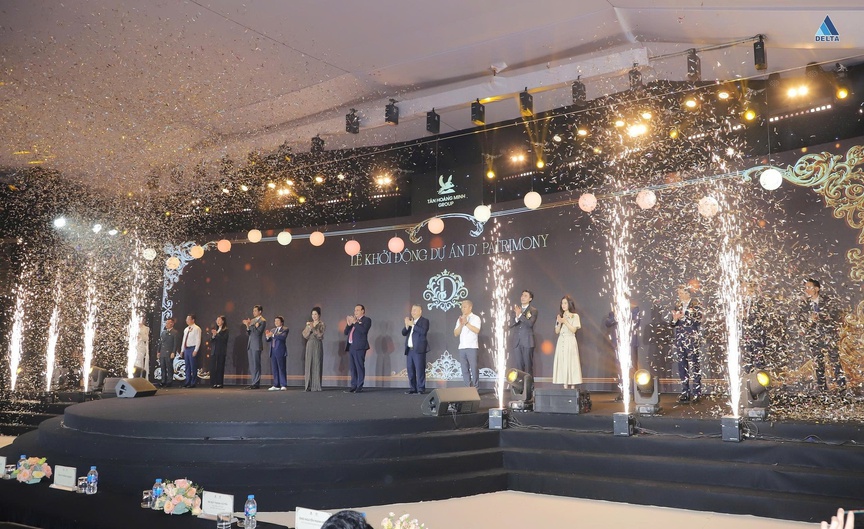 Hình ảnh tại lễ động thổ dự án. Nguồn ảnh: Delta Group