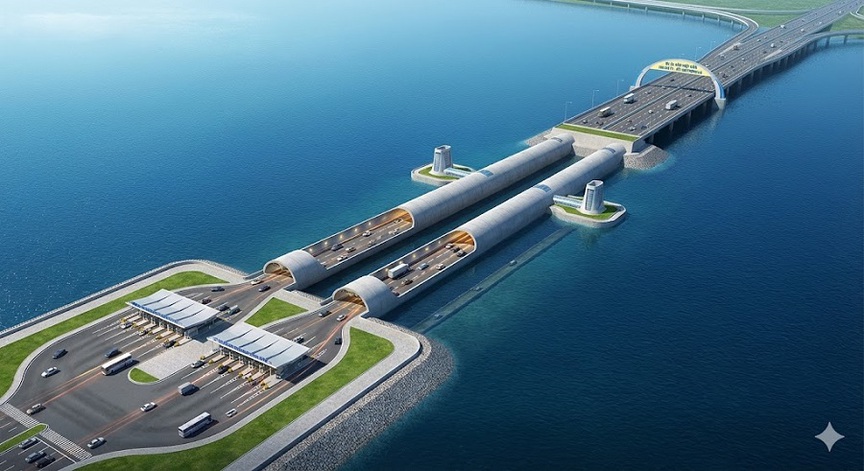 Việt Nam lần đầu tiên xây dựng hầm - cầu vượt biển với thiết kế táo bạo: Công trình biểu tượng tại TP giàu nhất cả nước- Ảnh 2.