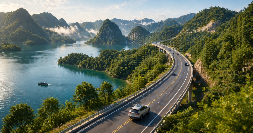 Việt Nam dự kiến sẽ có tuyến đường 15.000 tỷ mở lối vào 'vùng lõi' du lịch sinh thái Nà Hang- Ảnh 1.