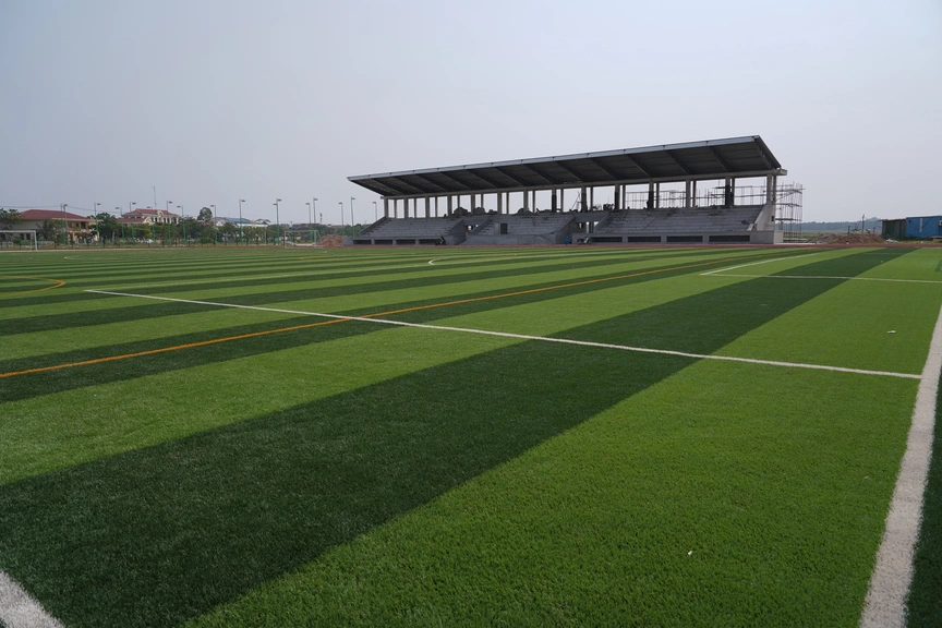 Sắp vận hành nhà thi đấu trăm tỷ có khả năng tiết kiệm năng lượng: Thiết kế viên kim cương, tọa lạc tại tỉnh hẹp nhất Việt Nam- Ảnh 2.